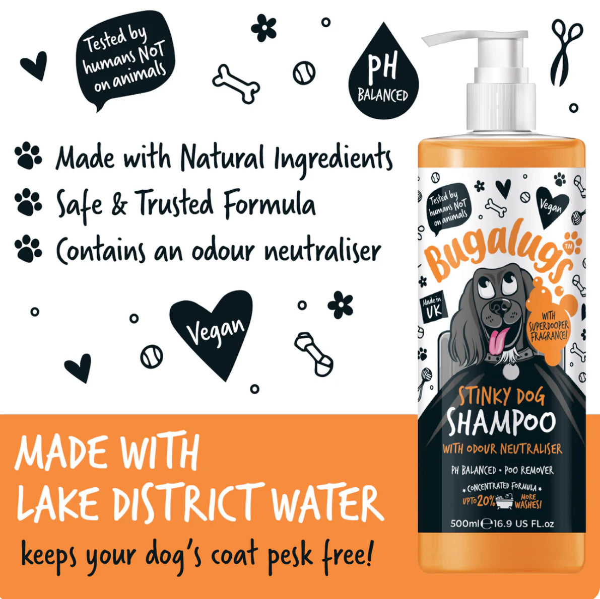 Stinky Dog Shampoo with Odour Neutraliser