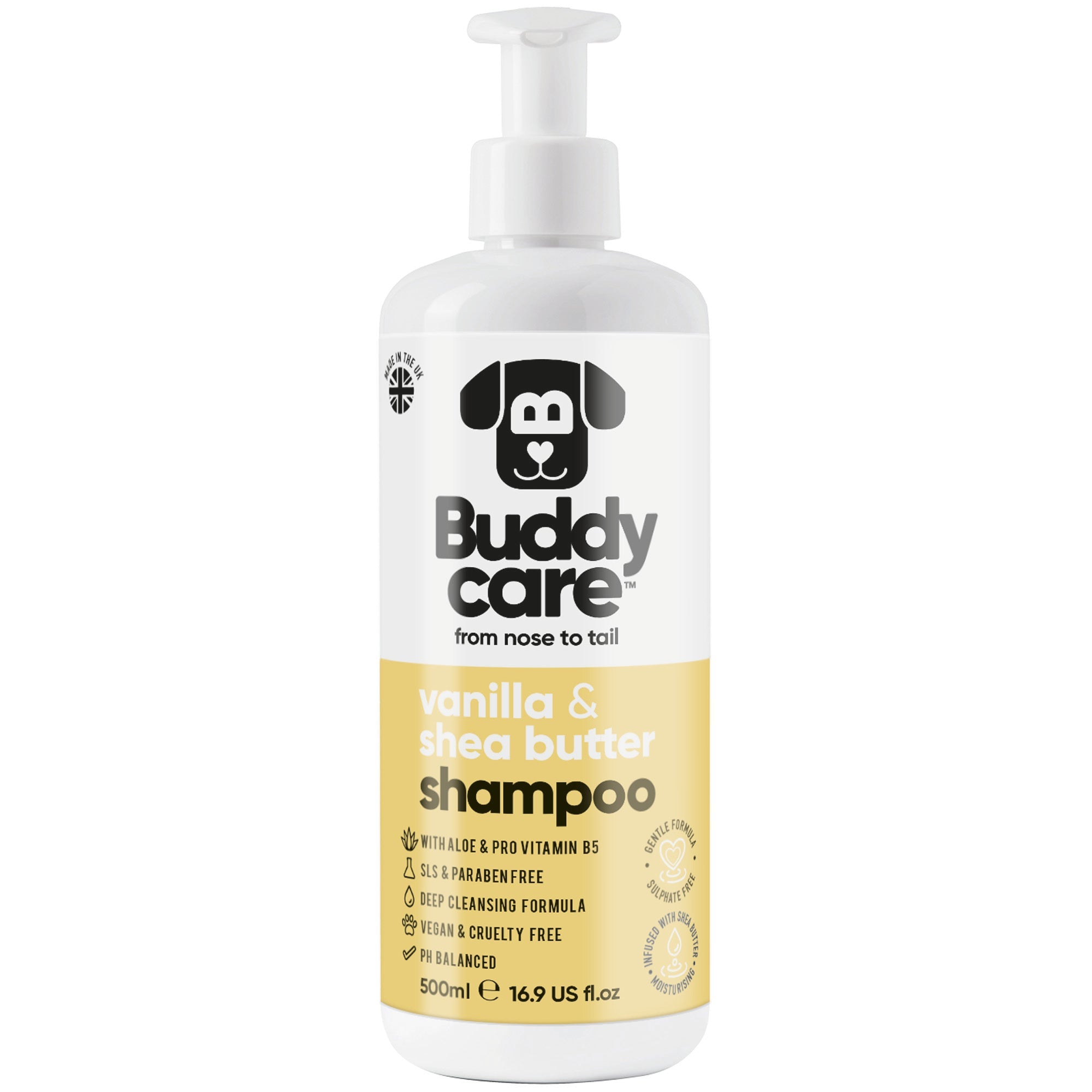 Vanilla & Shea Butter Shampoo by Buddycare