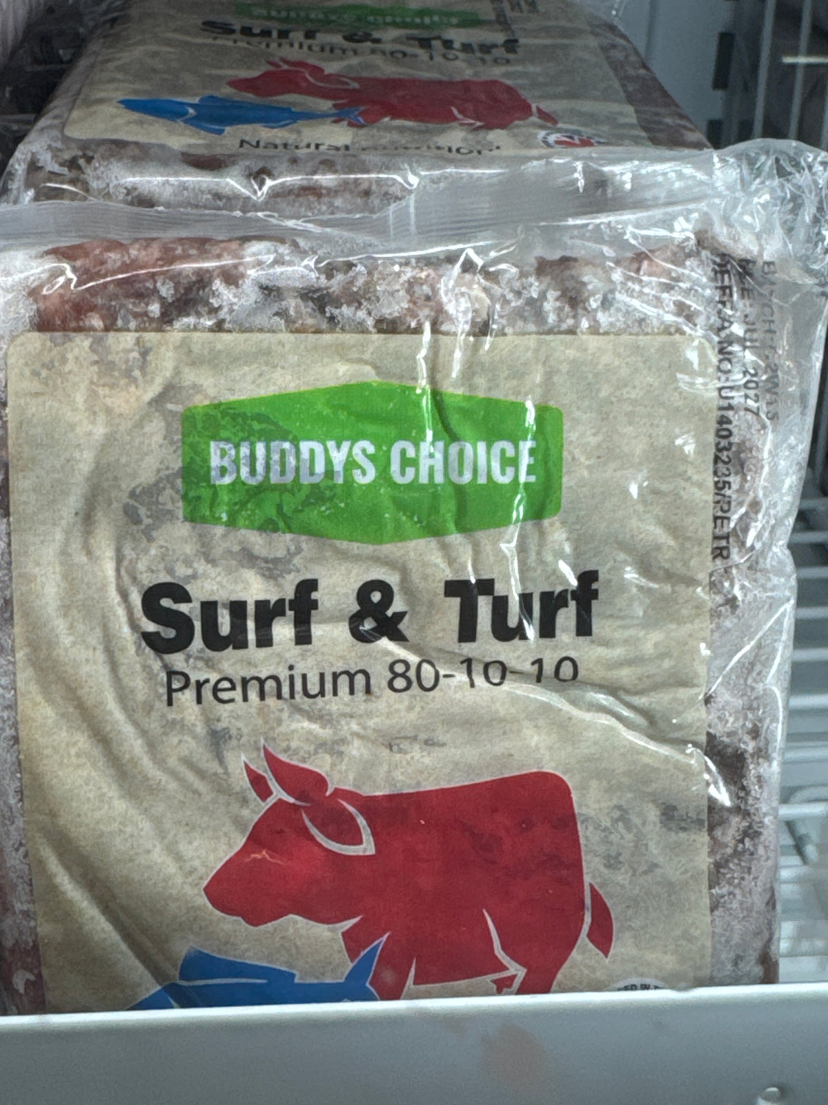 Buddy's Choice Surf and Turf raw dog food