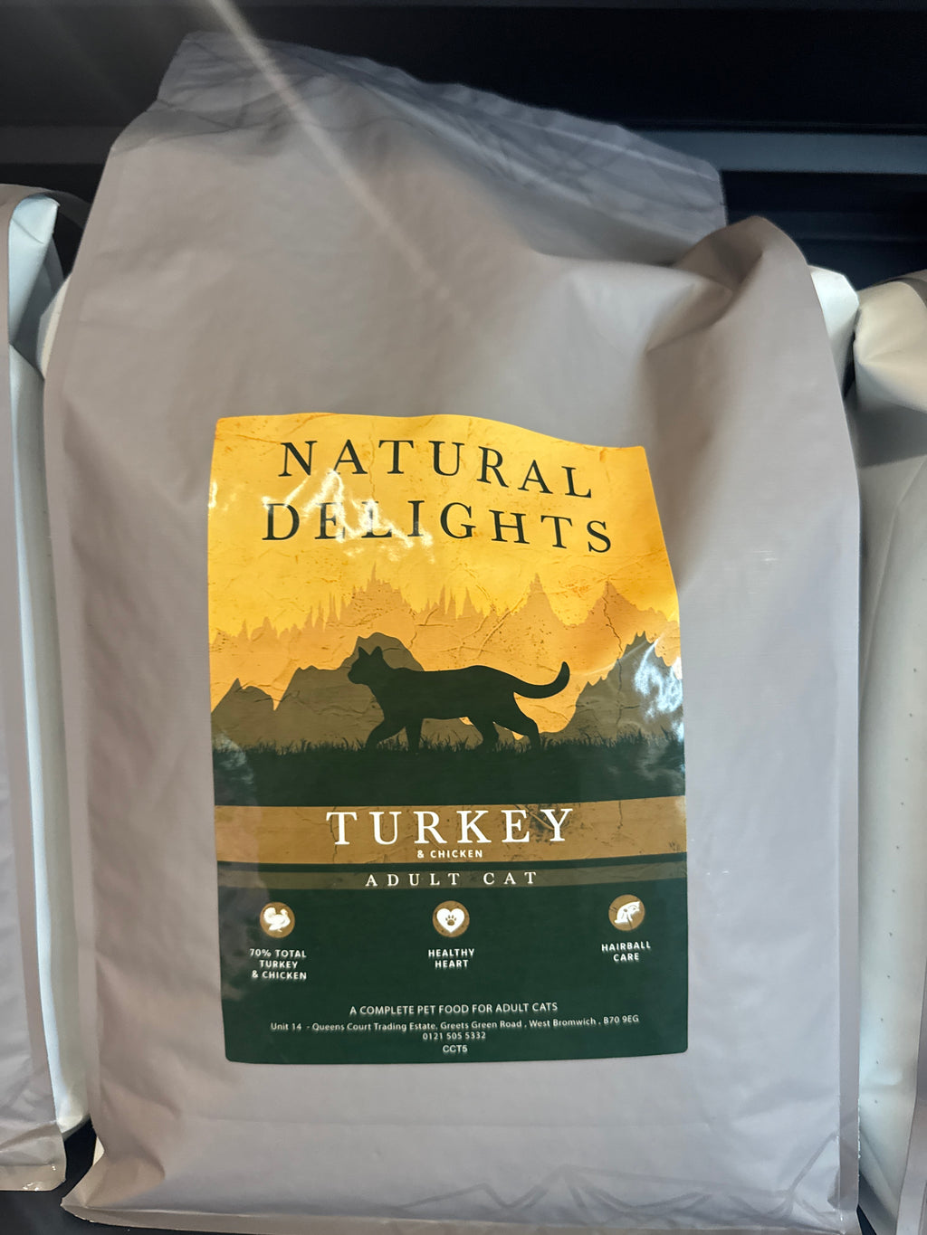 Natural Delights Cat Kibble Turkey and Chicken adult