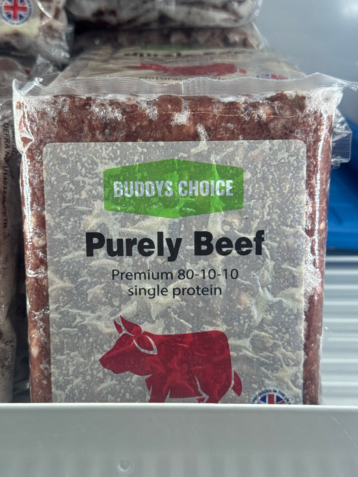 Buddy's Choice Purely Beef raw dog food