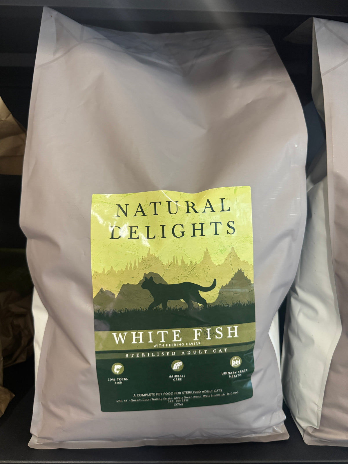 Natural Delights Cat Kibble White Fish with Herring Caviar sterilised